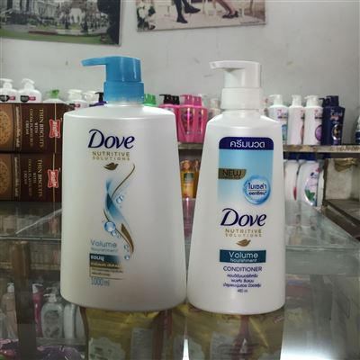 Cặp dầu gội - xả Dove 1000ml Thái Lan