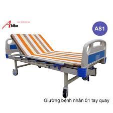 Giường bệnh nhân 1 tay quay cao cấp